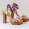 Traumhafte Plateau-Sandalette von Etro in Gr. 36