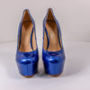 Blauer Plateau Pumps der italienischen Schuhmarke R&Renzi in Gr. 38 – Bild 6