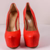 Hummerfarbener Plateau Pumps der italienischen Schuhmarke R&Renzi in Gr. 37 – Bild 7