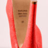 Hummerfarbener Plateau Pumps der italienischen Schuhmarke R&Renzi in Gr. 37 – Bild 3