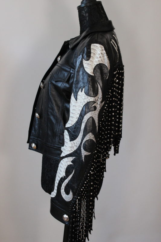 Philipp Plein Luxury Leather Jacket – Bild 5