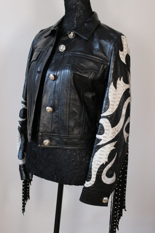 Philipp Plein Luxury Leather Jacket – Bild 6