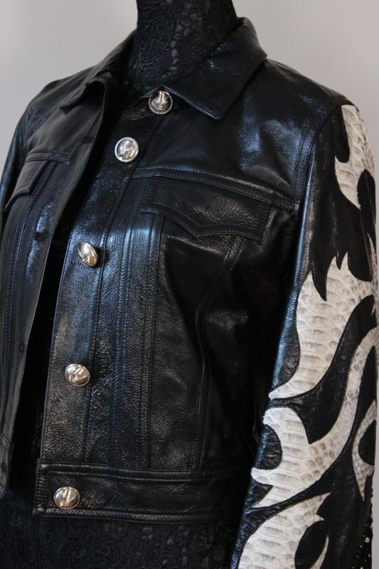 Philipp Plein Luxury Leather Jacket – Bild 7