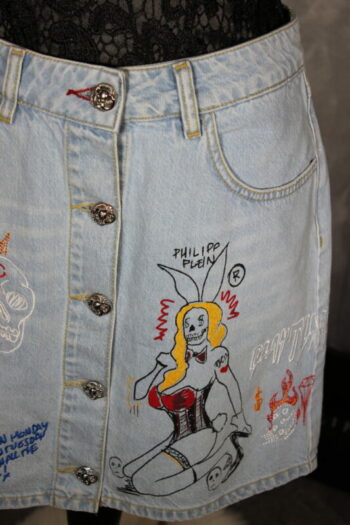 Philipp Plein Jeansrock – Bild 2