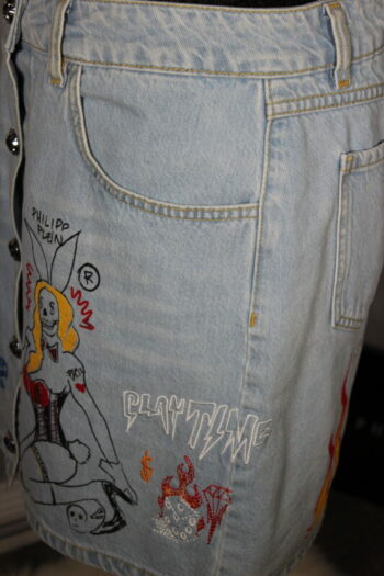 Philipp Plein Jeansrock – Bild 4